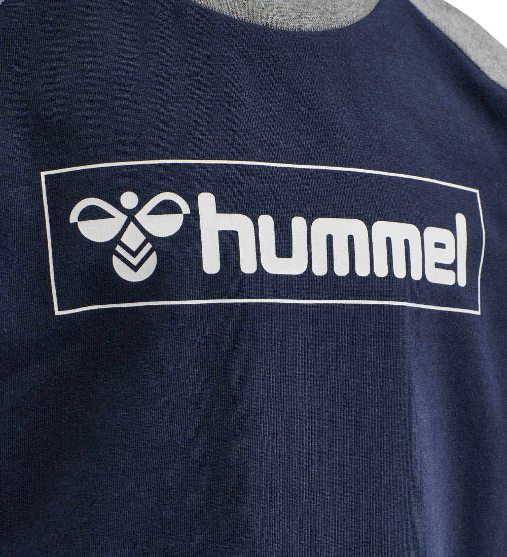 Hummel Blouse - hmlBOX - Navy/Grey