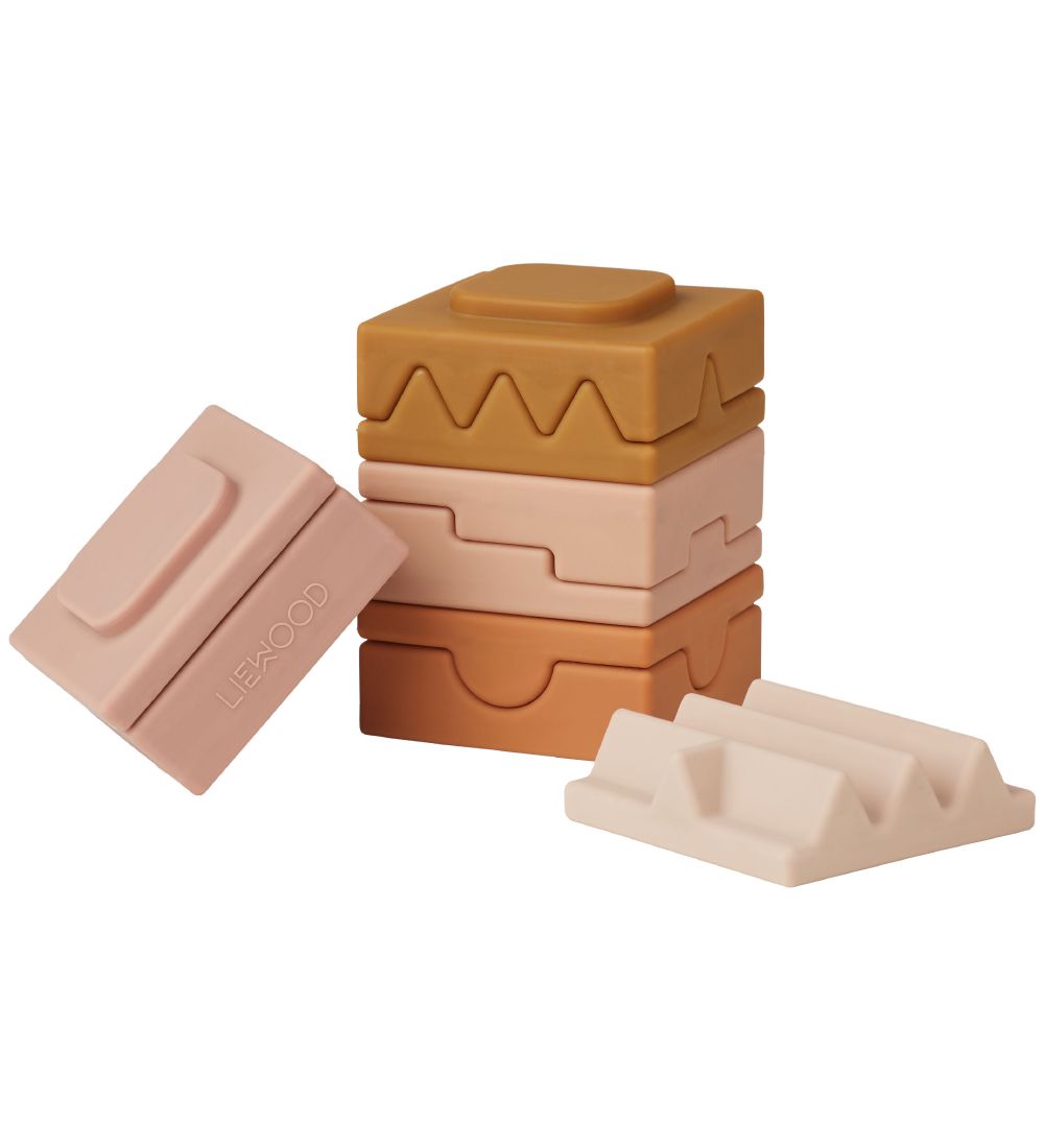 Liewood Stacking Tower - Silicone - Morgan - Rose Multi M