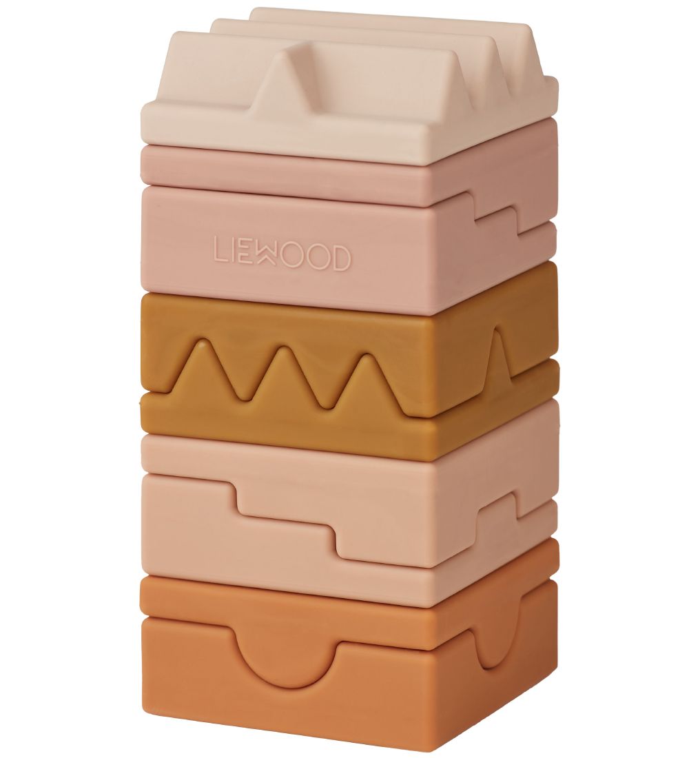 Liewood Stacking Tower - Silicone - Morgan - Rose Multi M