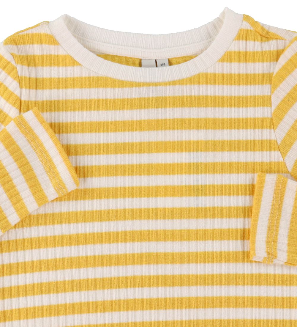 Pieces Kids Blouse - Rib - Noos - LpElly - Pale Banana/BRIGHT