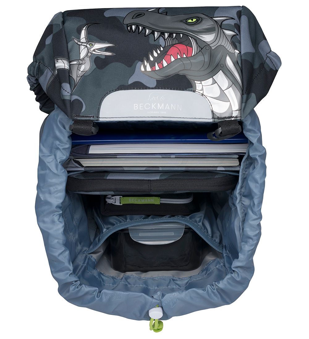 Beckmann Schulrucksack - Classic - Camo Rex