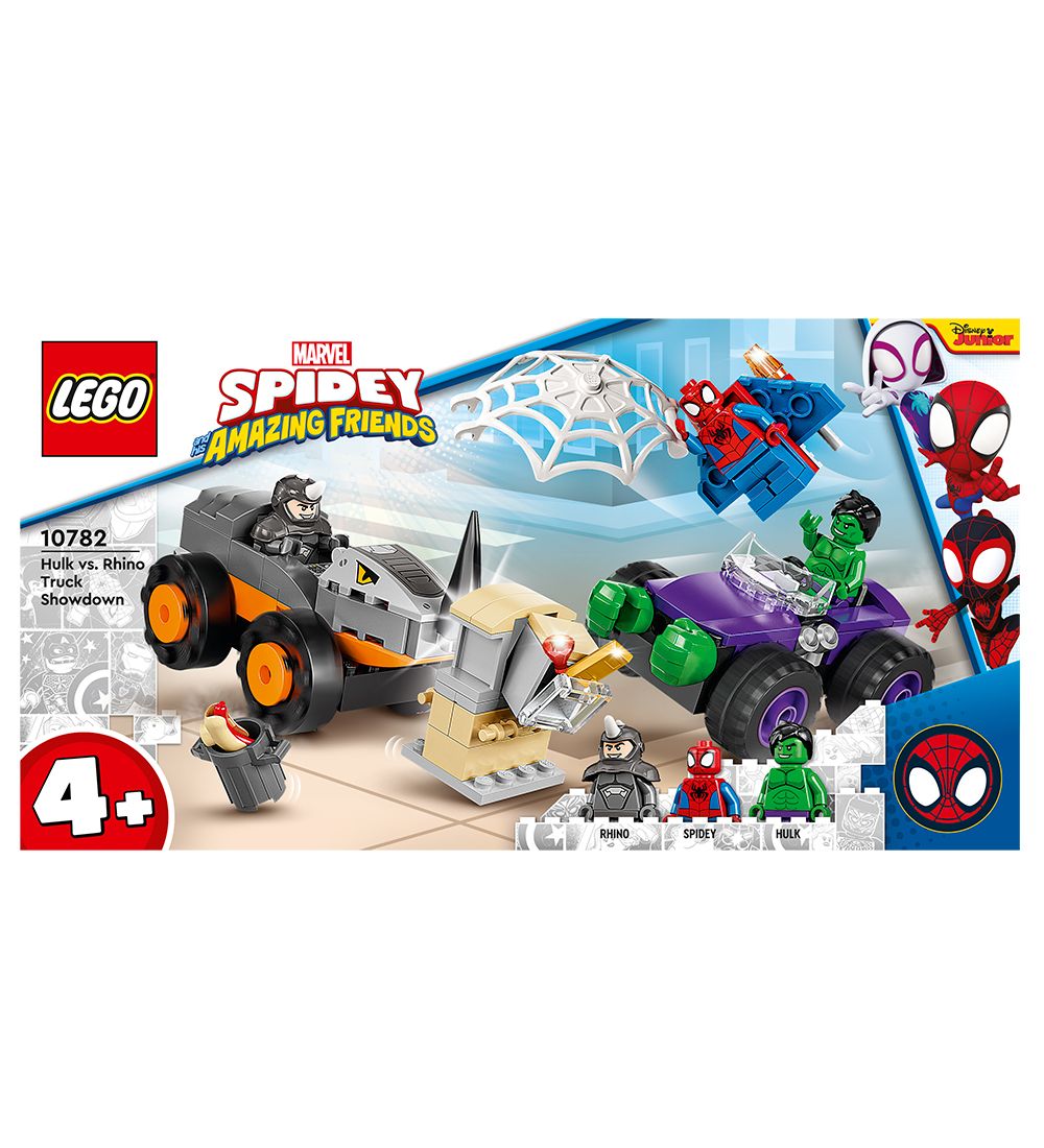 LEGO® Marvel Spider-Man - Hulk vs. Rhino Truck Showdown 10782 -