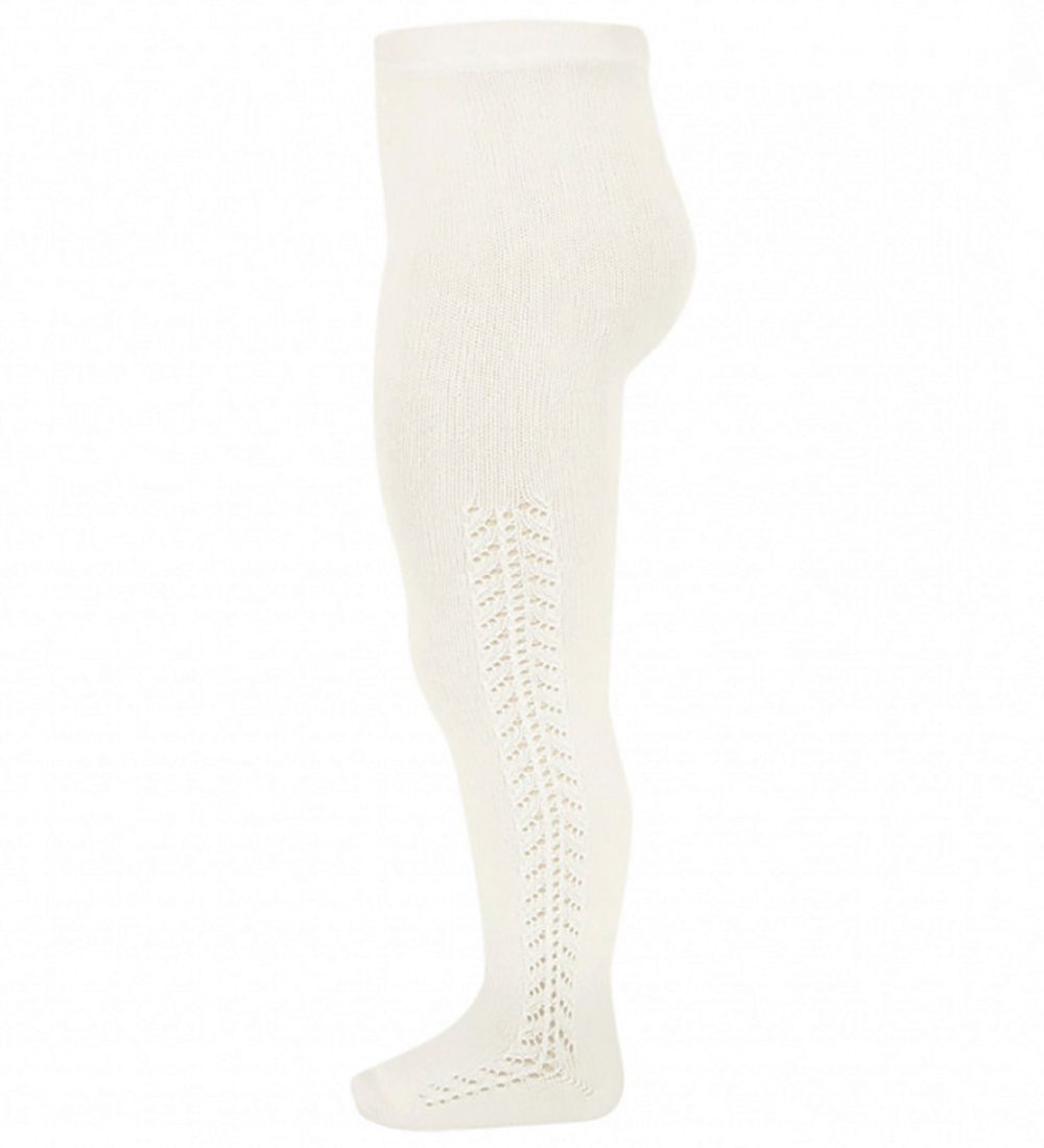 Condor Tights - Ivory w. Pointelle