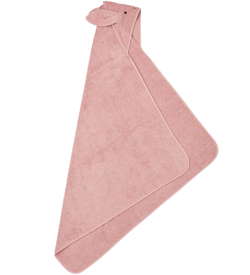 Liewood Hooded Towel - 100x100 cm - Augusta - Rabbit Rose