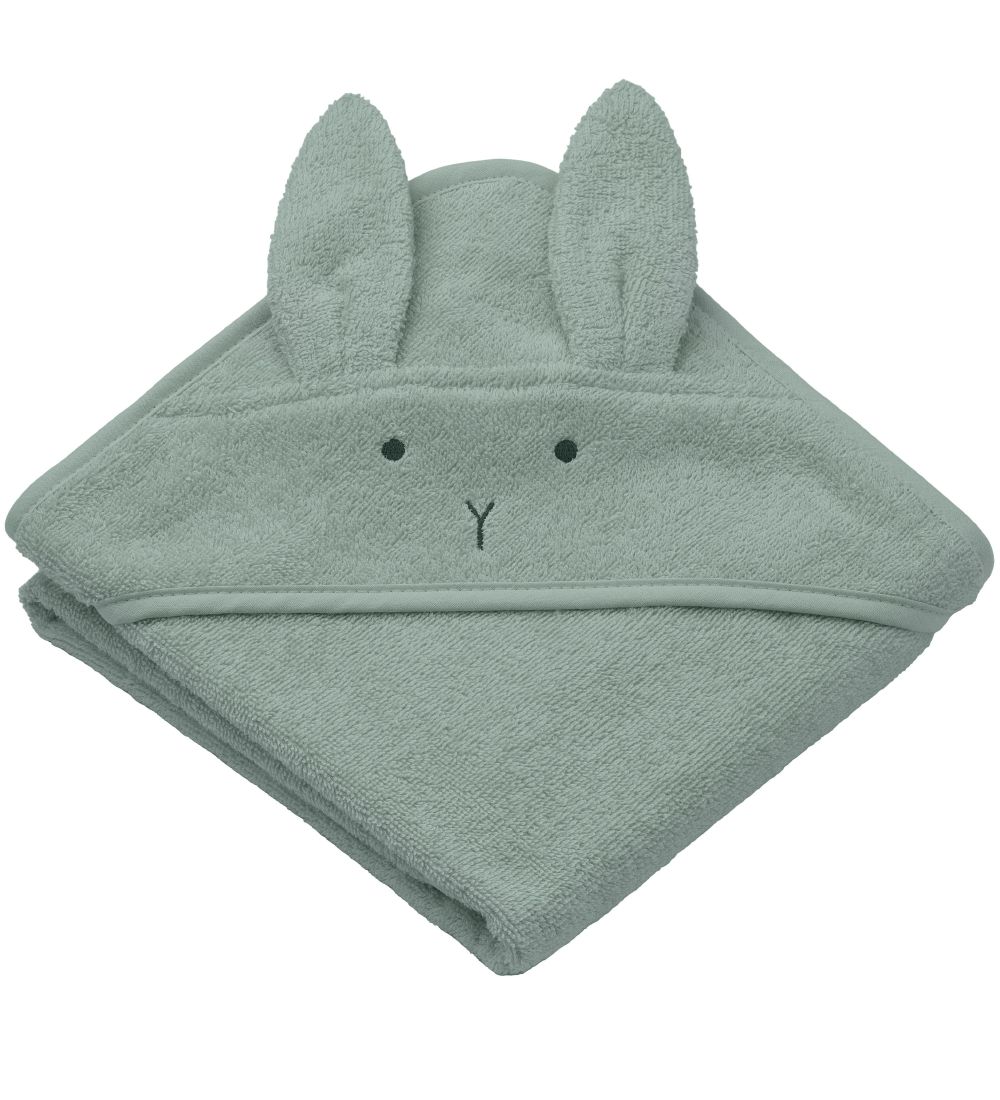 Liewood Babyhanddoek - 70x70 cm - Albert - Rabbit Pepermunt