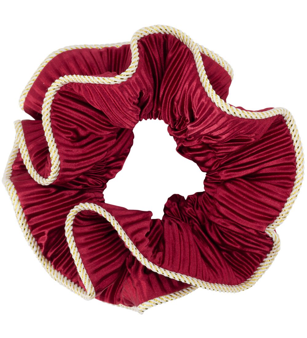 By Stær Scrunchie - Lily - Satin Dark Red