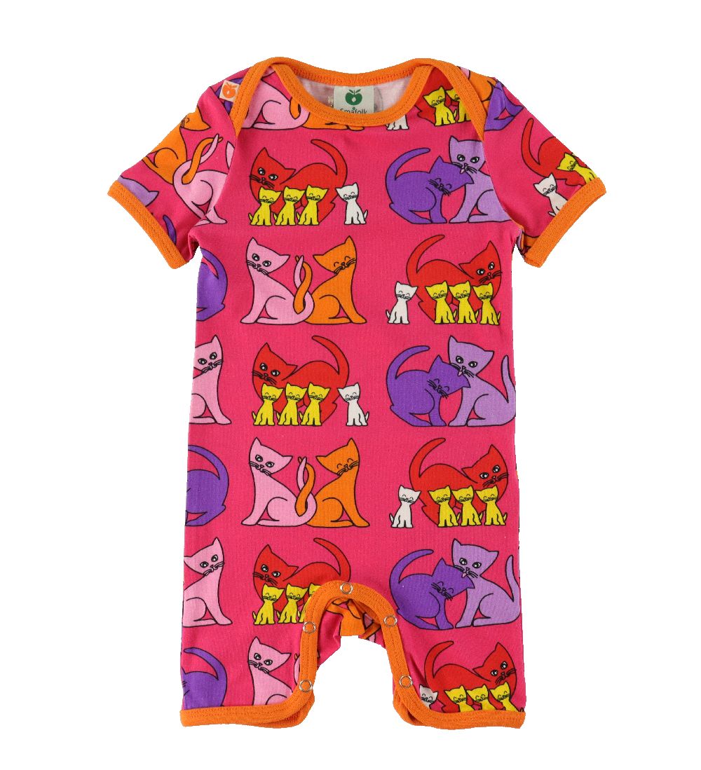 Småfolk Summer Romper - Carmine w. Cat