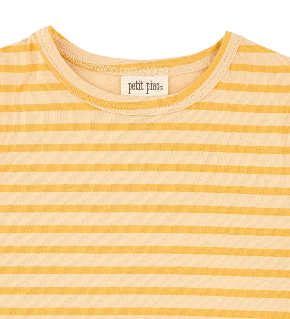 Petit Piao T-shirt - Baggy - Yellow Sun Striped