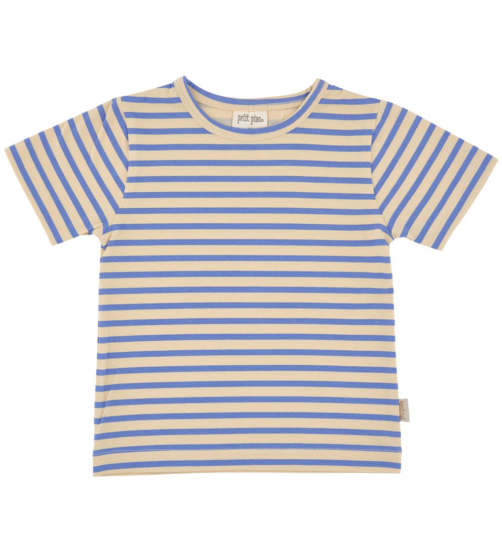 Petit Piao T-Shirt - Baggy - Blue Wolk Striped