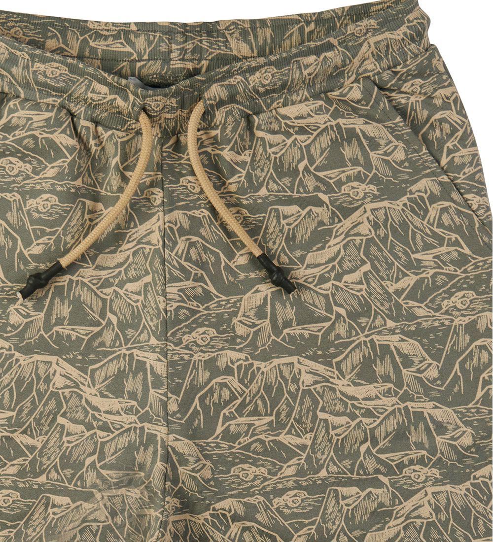 Cost:Bart Sweat Shorts - CBRasmus - Sedona Sage w. Mountains