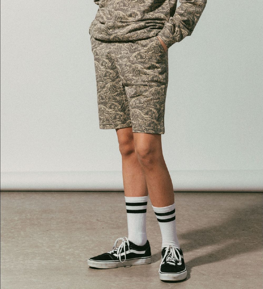 Cost:Bart Sweat Shorts - CBRasmus - Sedona Sage w. Mountains