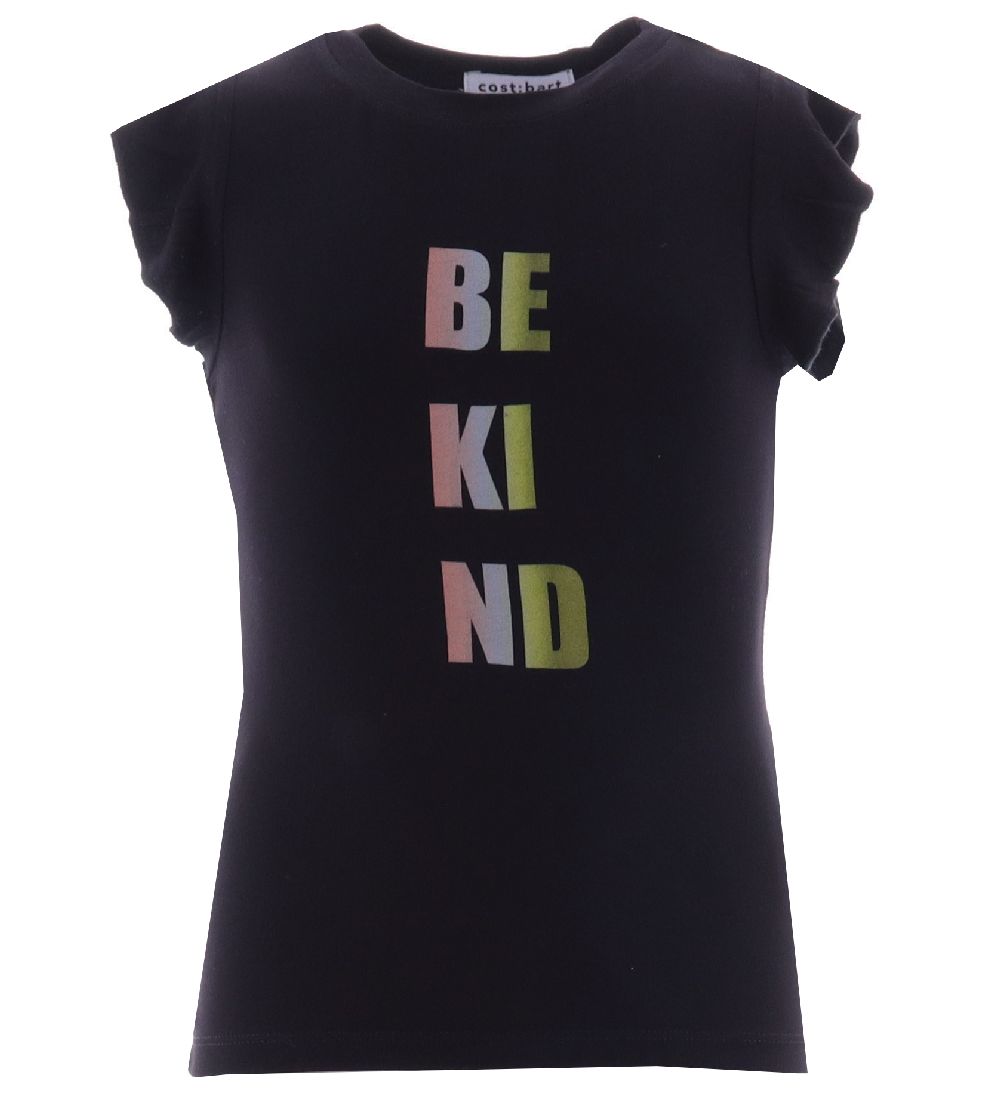 Cost:Bart T-Shirt - Ruby - Black