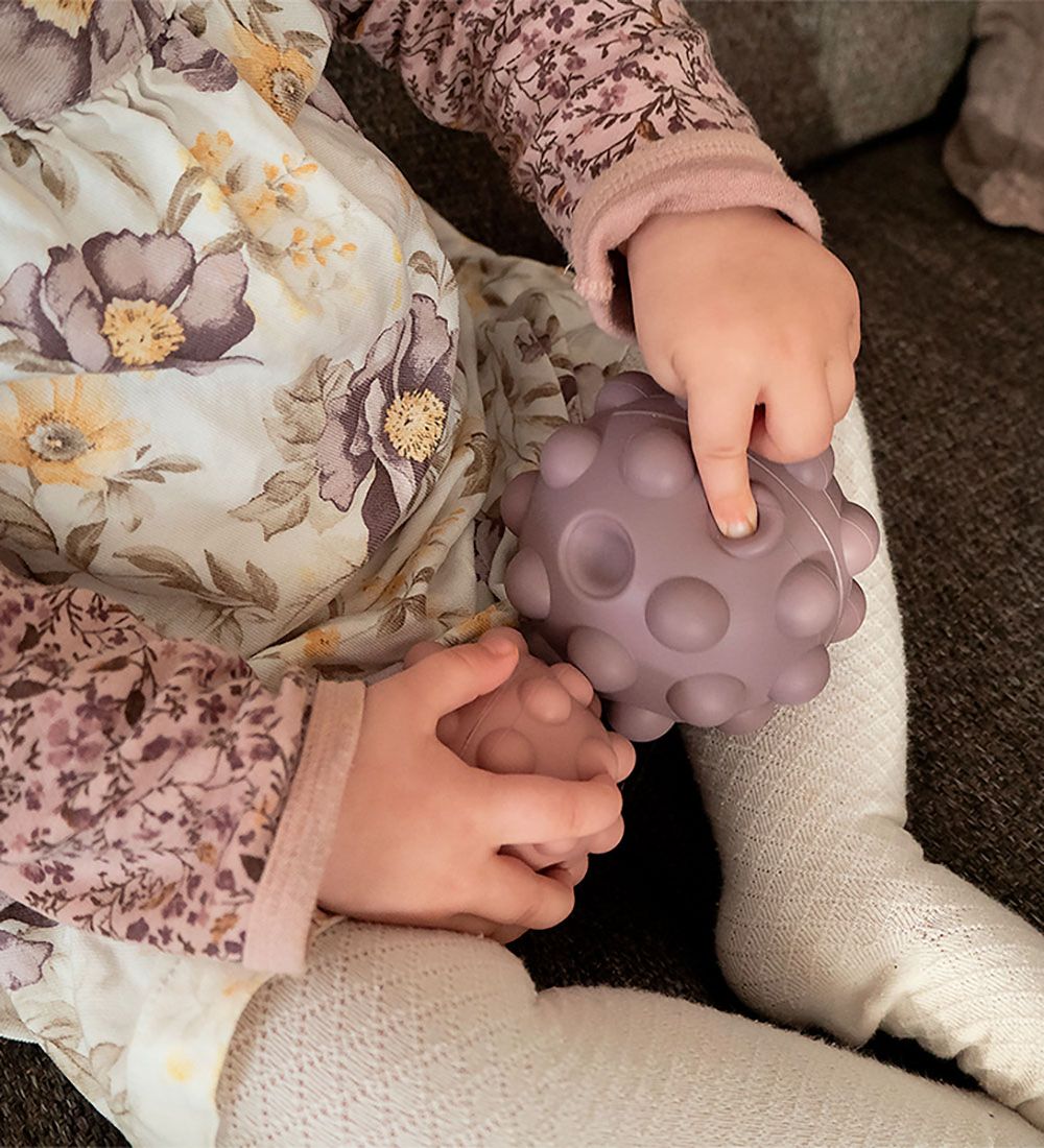 Tiny Tot Bolti - Sensory Silicone Fidget Ball - 10 cm - Grapeade