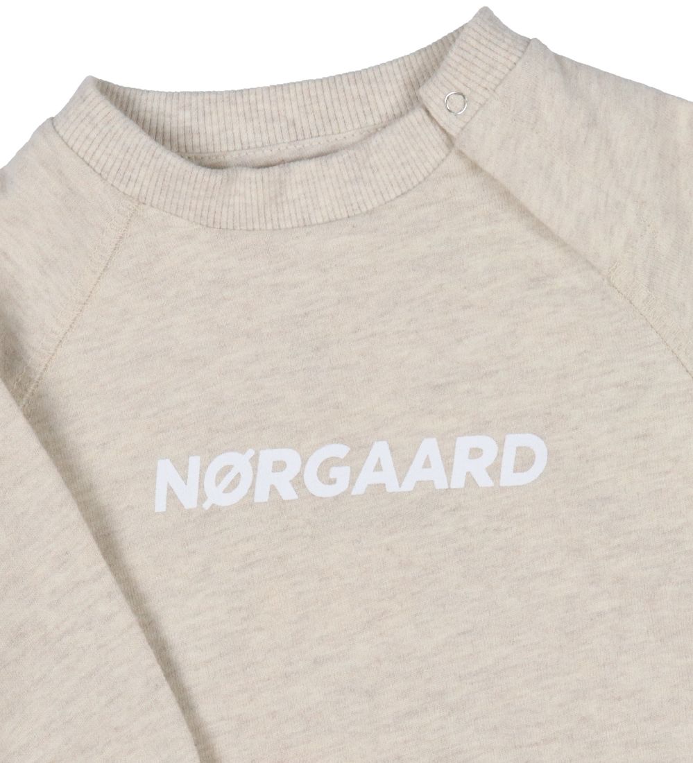 Mads Nørgaard Sweatshirt - Sirius - Nature Melange