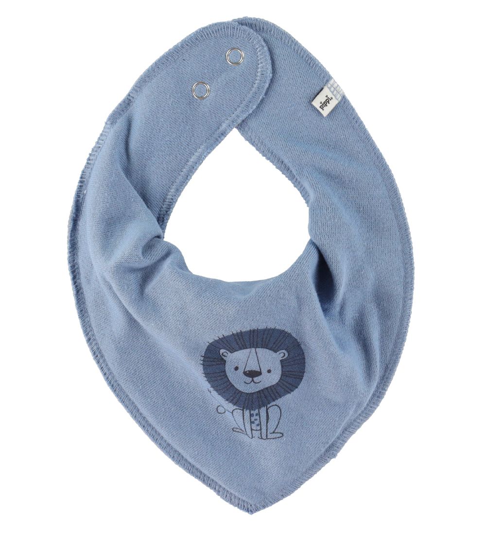 Pippi Baby Teething Bib - 3-Pack - Ashley Blue Melange