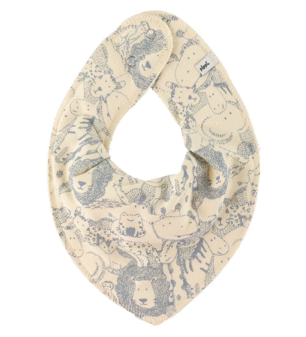 Pippi Baby Teething Bib - 3-Pack - Ashley Blue Melange