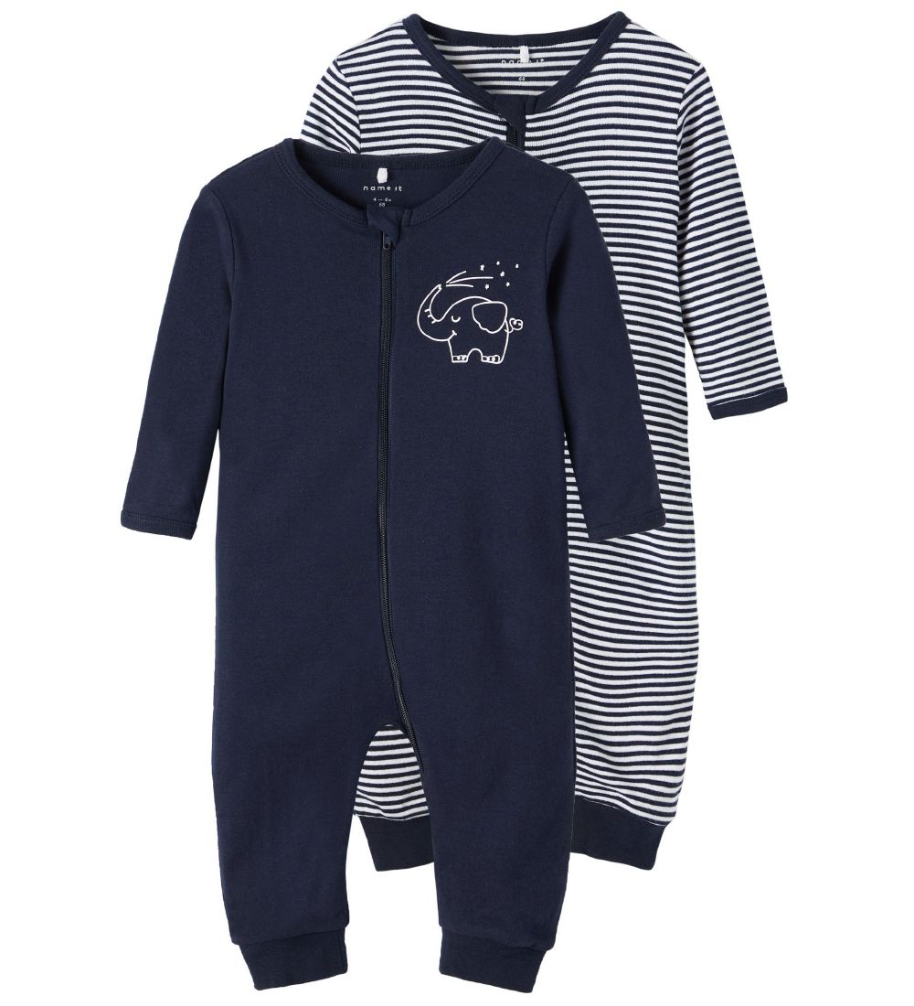 Name It Nightsuit - Noos - NbnNightsuit - 2-Pack - Dark Sapphire