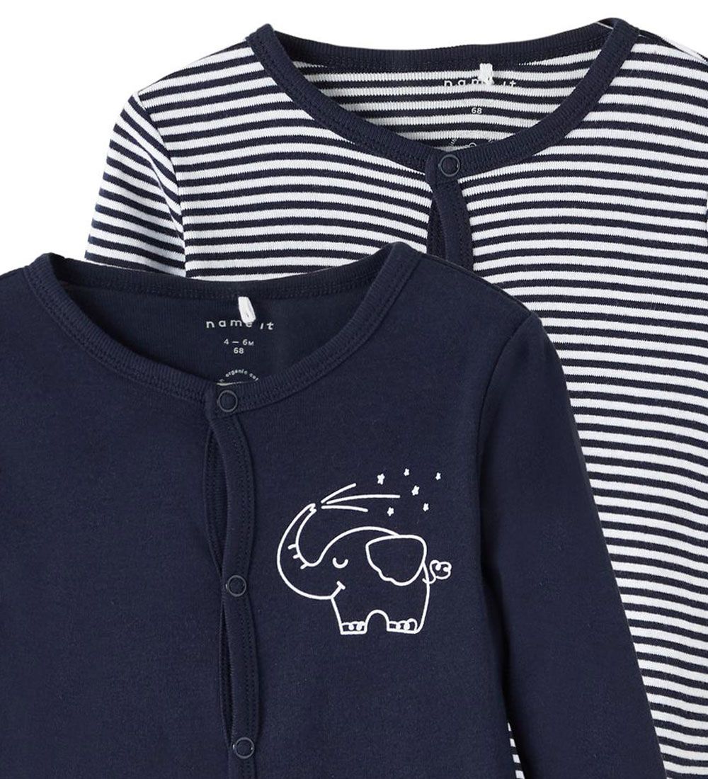 Name It Nightsuit - Noos - NbnNightsuit - 2-Pack - Dark Sapphire