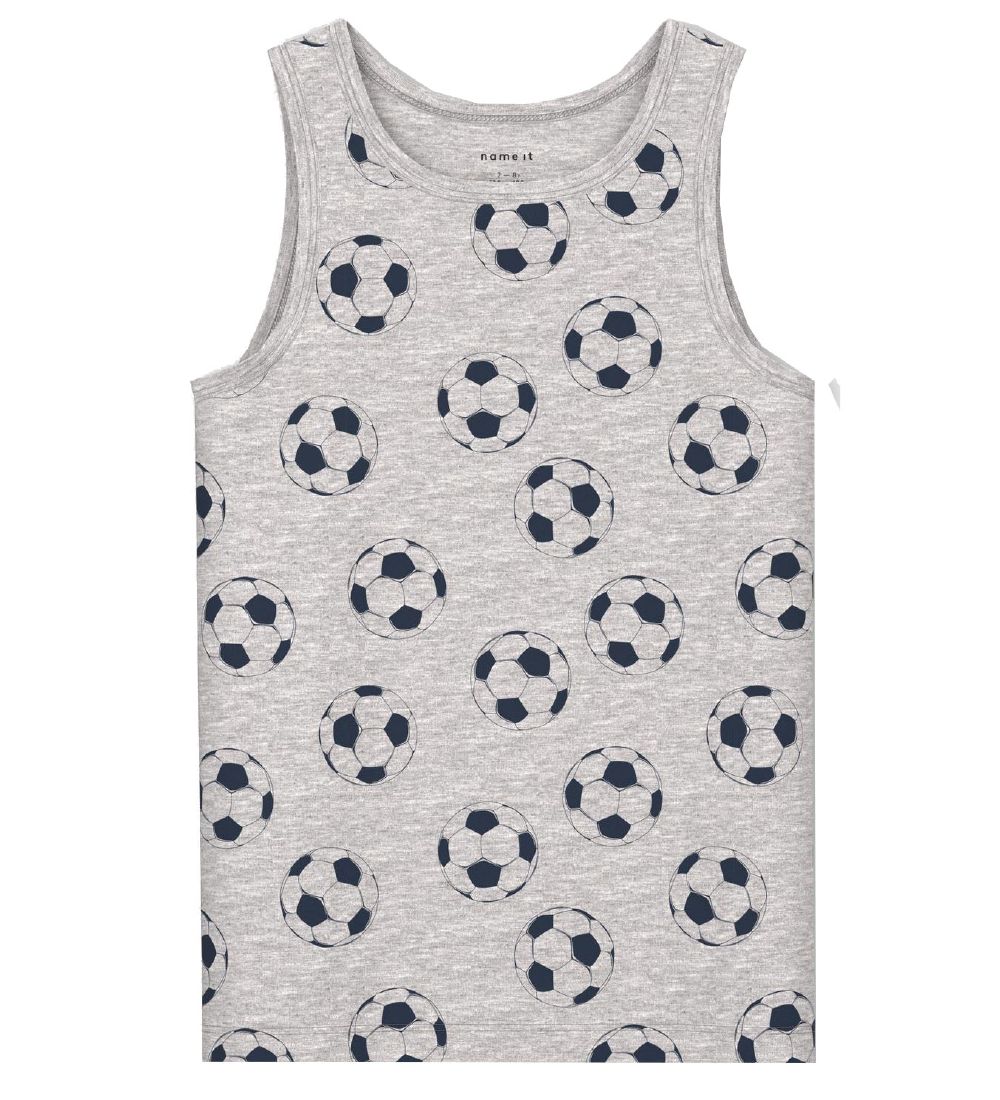 Name It Undershirt - Noos - NkmTank - 2-Pack - Grey Melange
