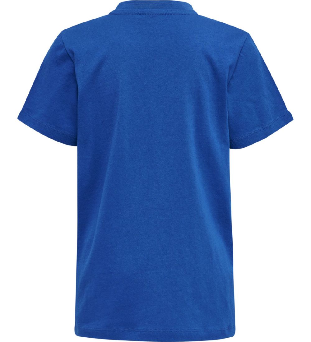 Hummel T-shirt - hmlKarlo - Lapis Blue m. Vit