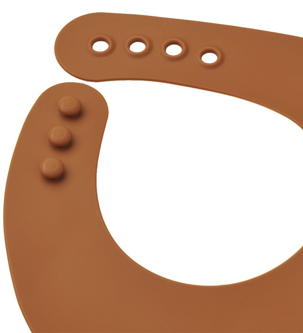 Liewood Bib - Ember - 2-Pack - Silicone - Tuscany Rose/Musta