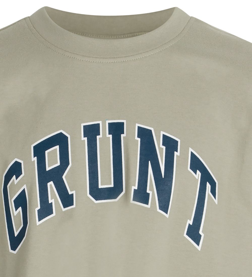 Grunt T-shirt - Easton - Grey- Green