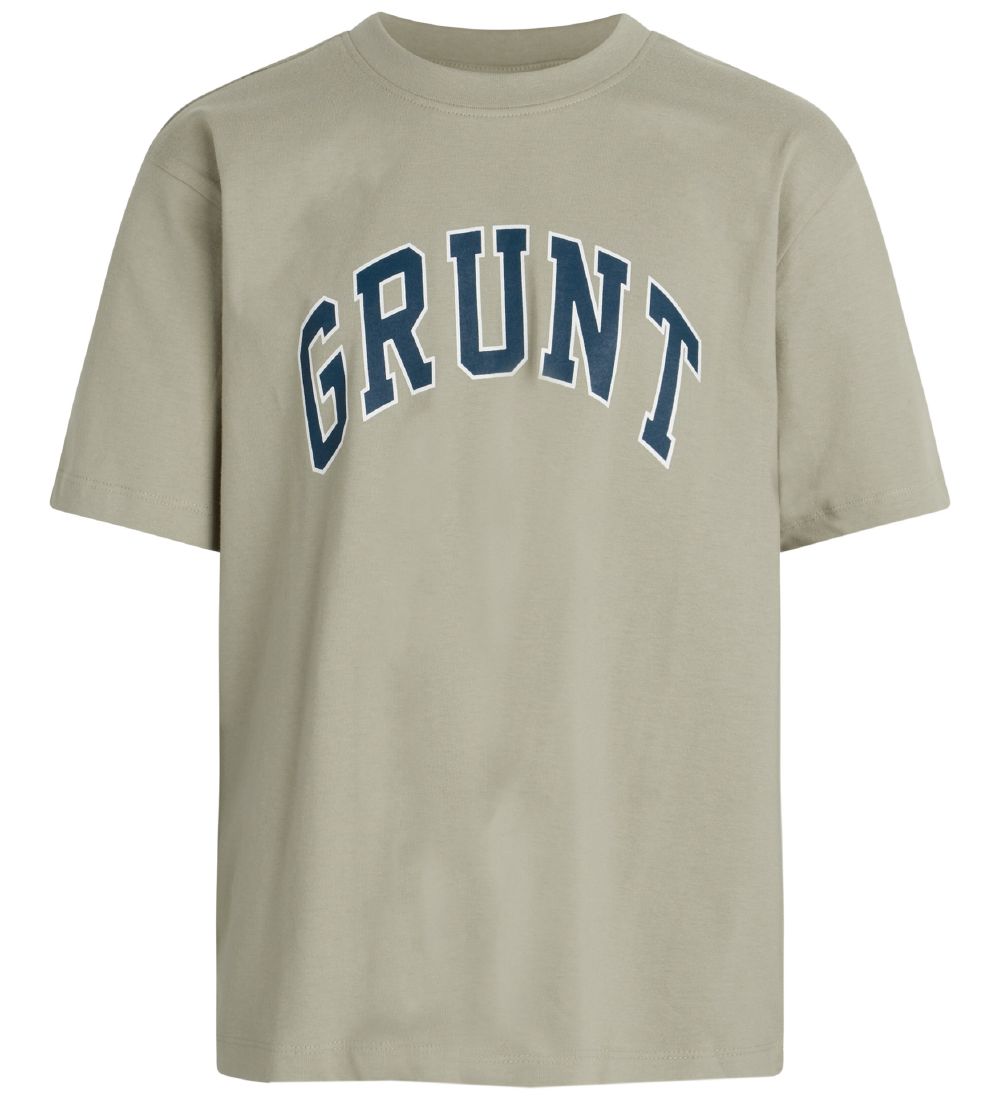 Grunt T-shirt - Easton - Grey- Green