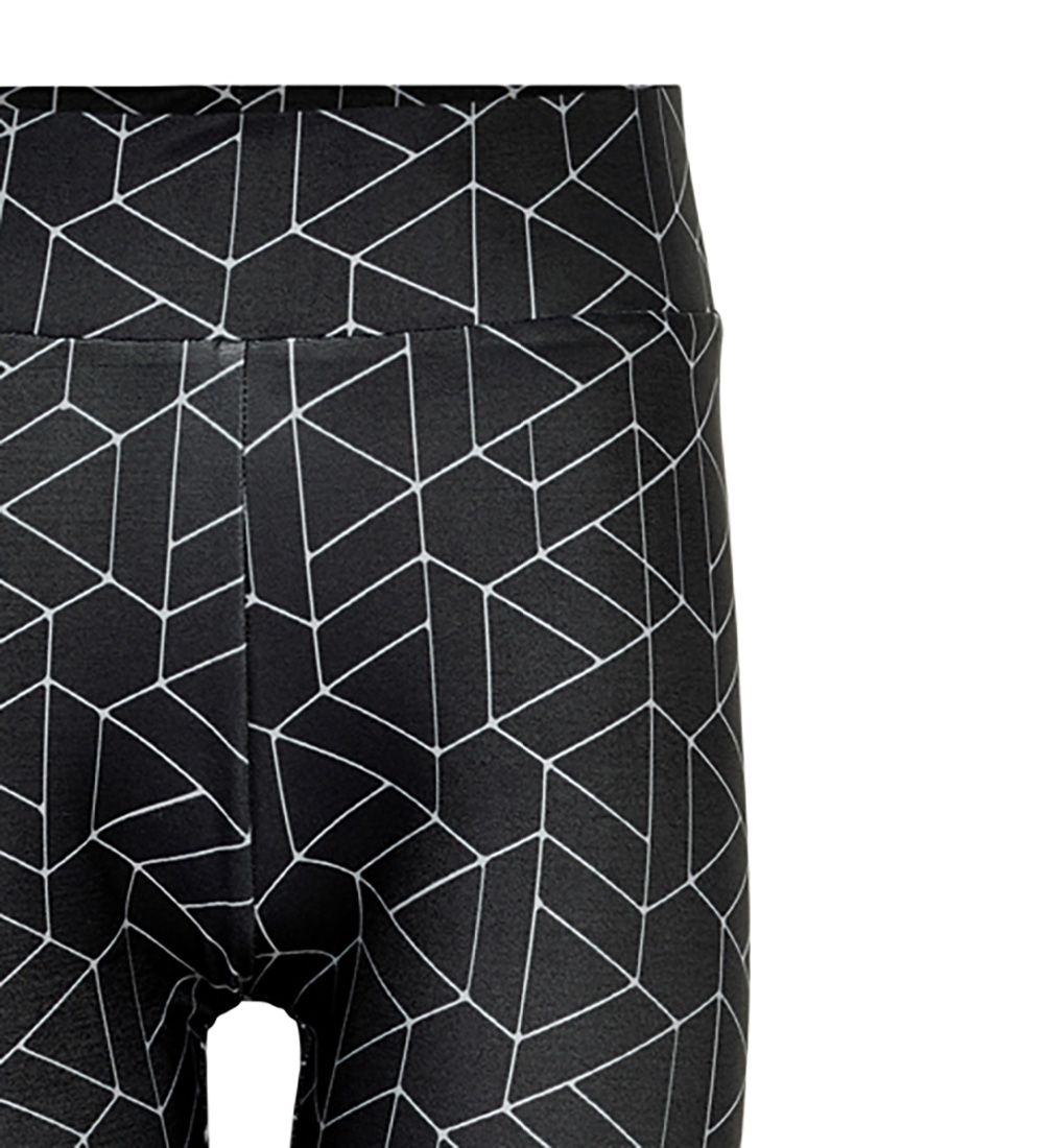 Cost:Bart Leggings - CBSira AOP - Black Geometric