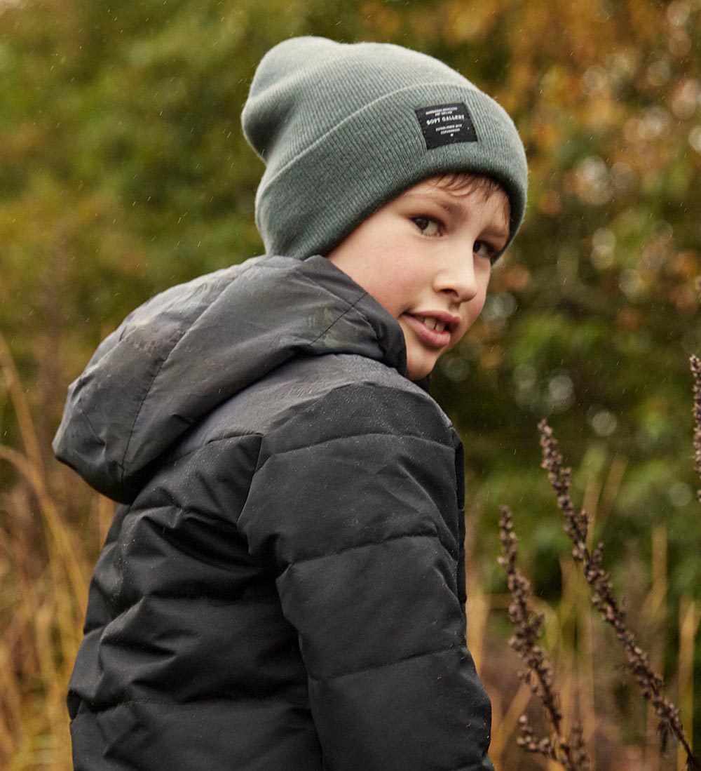 Soft Gallery Beanie - Knitted - SgIsto - Conditioner Green
