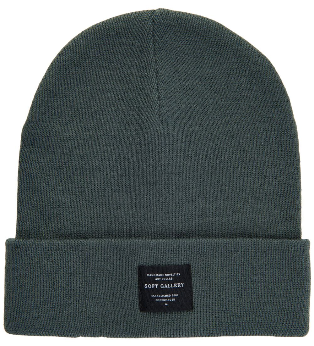 Soft Gallery Beanie - Knitted - SgIsto - Conditioner Green