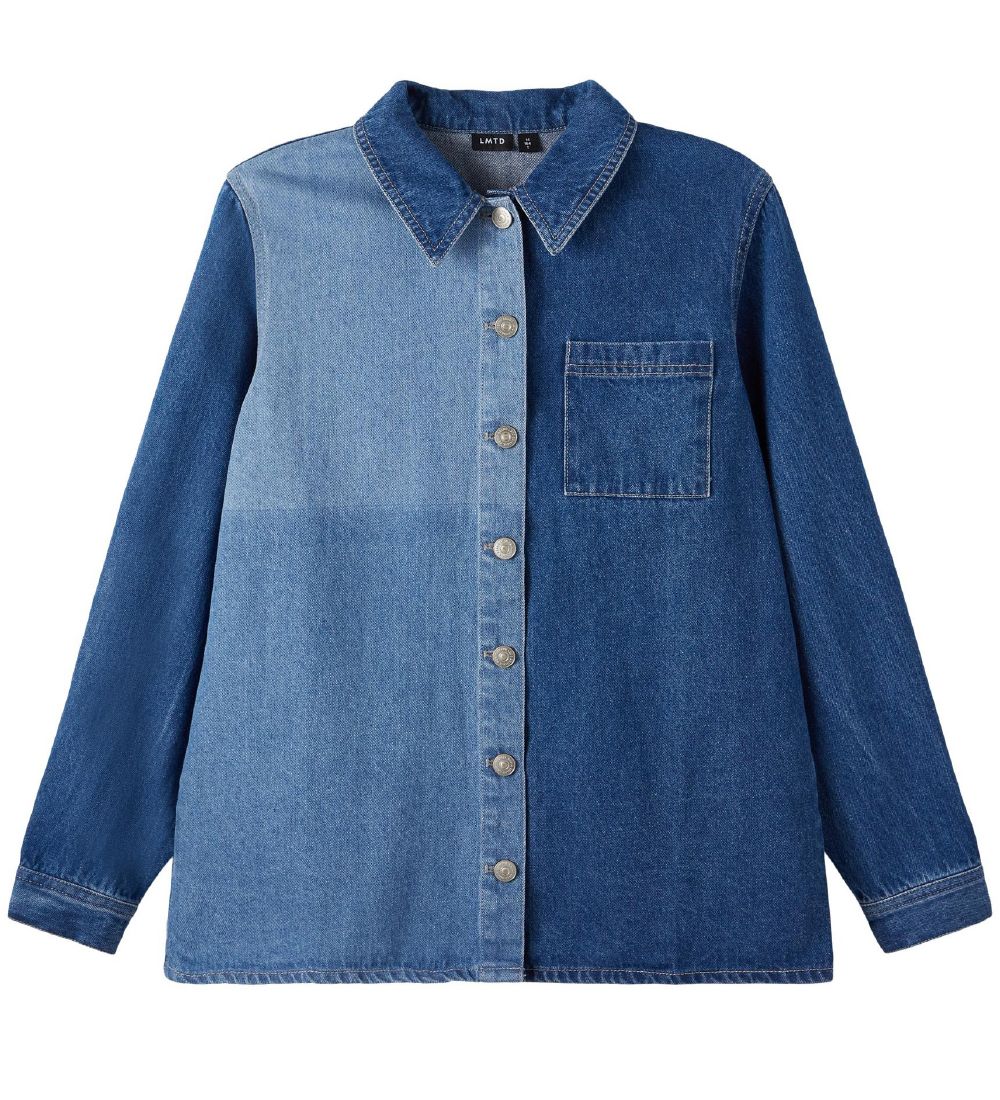 LMTD Farkkupaita - NlmLock - Medium+ Blue Denim