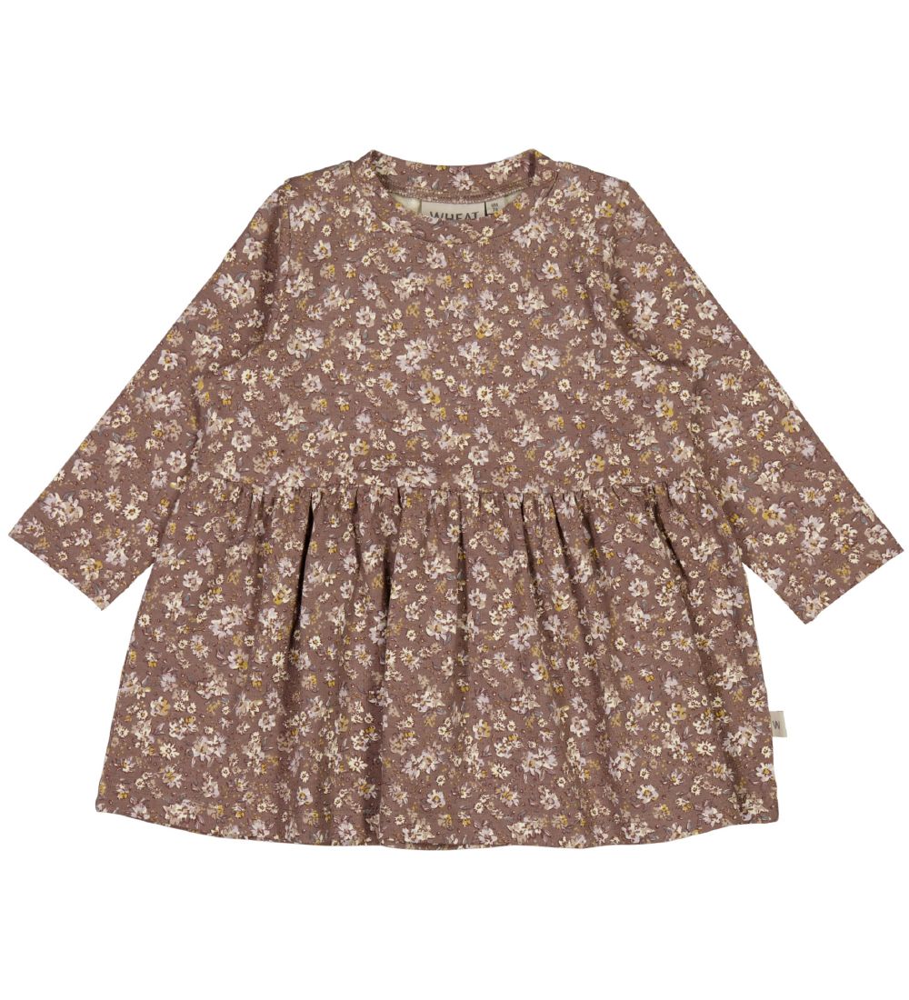 Wheat Dress - Sessa - Vintage Rose Flowers