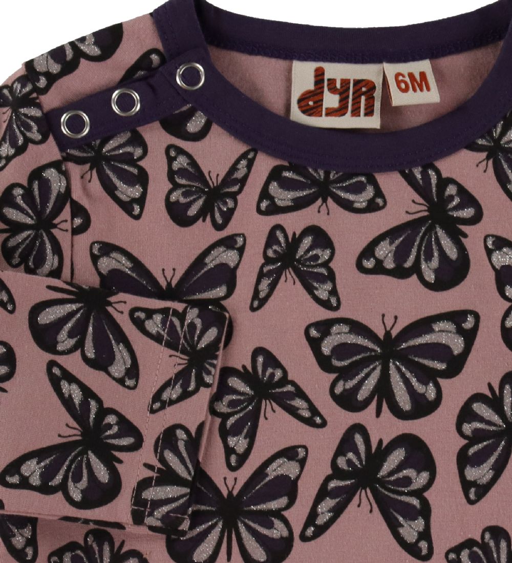 DYR Blouse - DYRCritter - Vintage Rose Flutter AOP