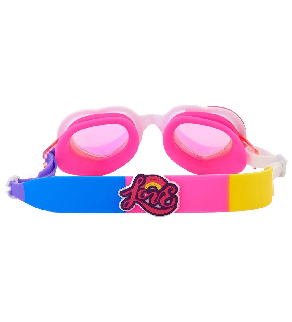 Bling2o Swim Goggles Goggles - All You Need Is Love - Rainbow Lo