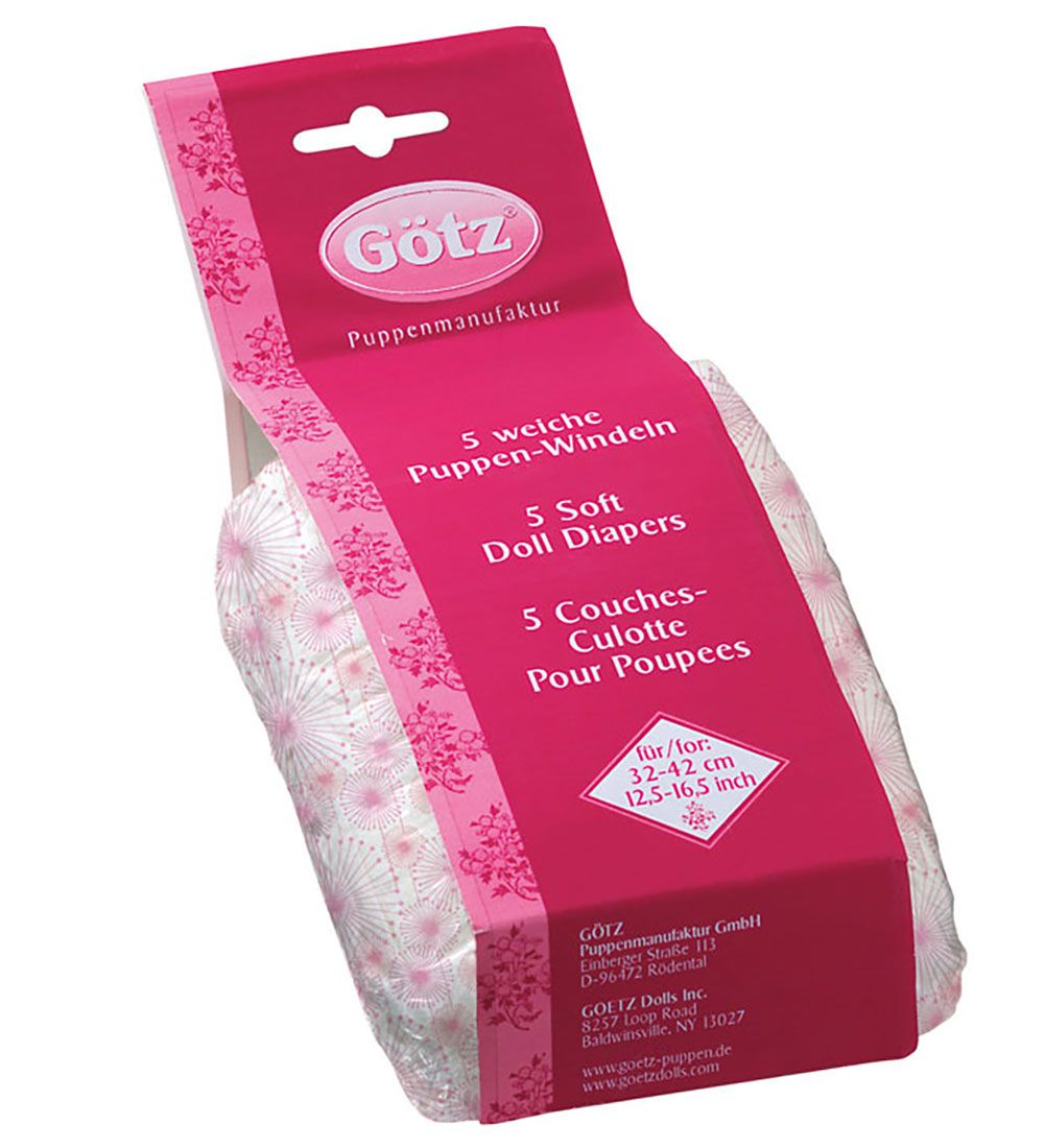 Götz Diapers For Dolls - 30-32cm - Happy Flower