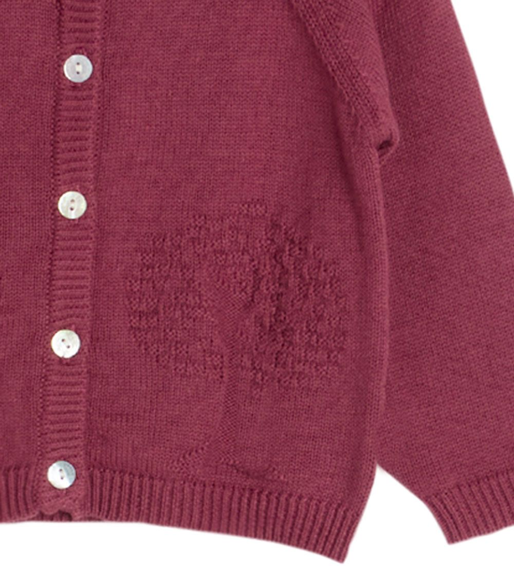 Hust and Claire Cardigan - Knitted - Cleo - Purple Fig
