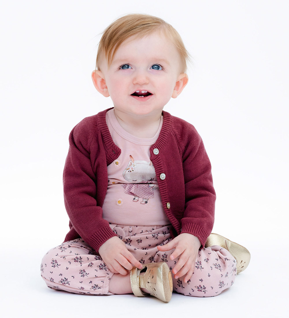 Hust and Claire Cardigan - Knitted - Cleo - Purple Fig