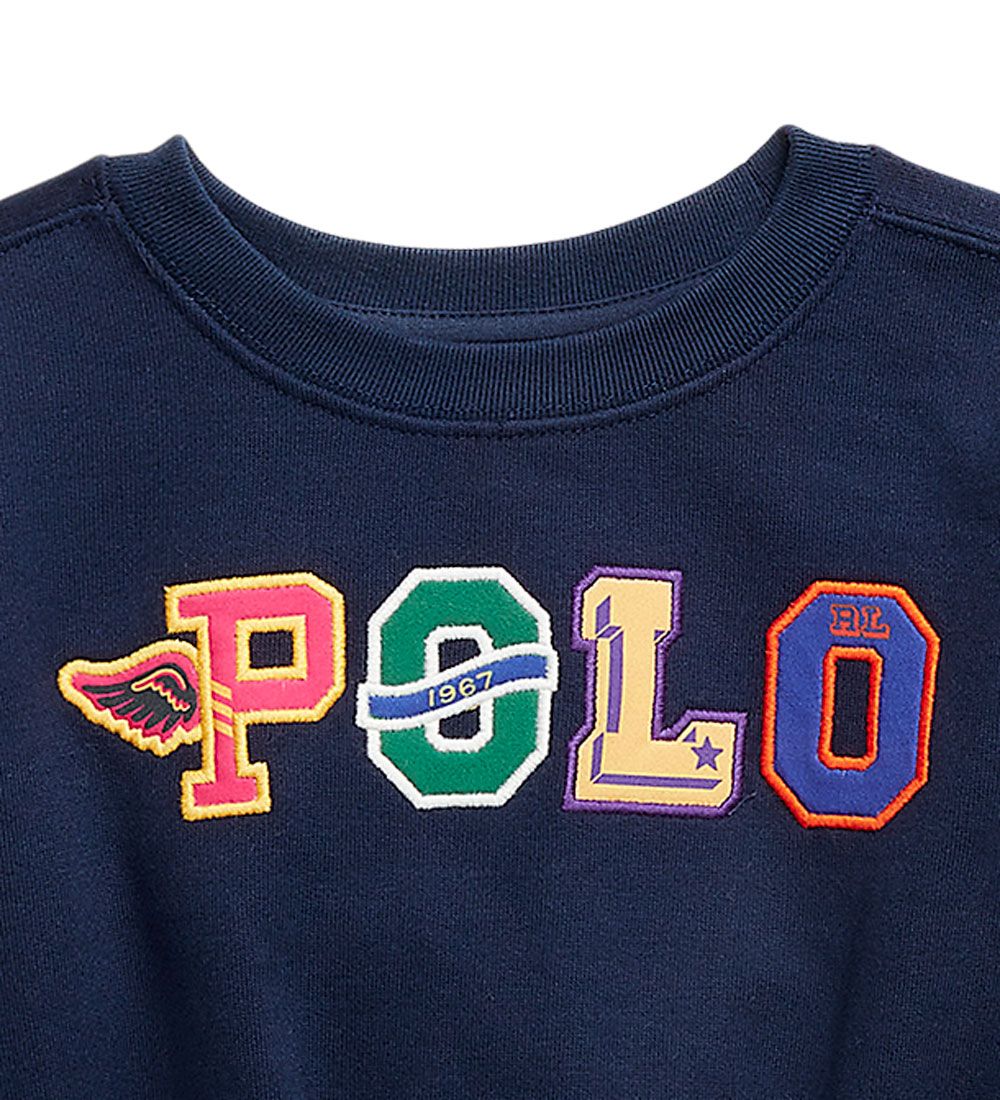 Polo Ralph Lauren Sweatshirt - Navy w. Text