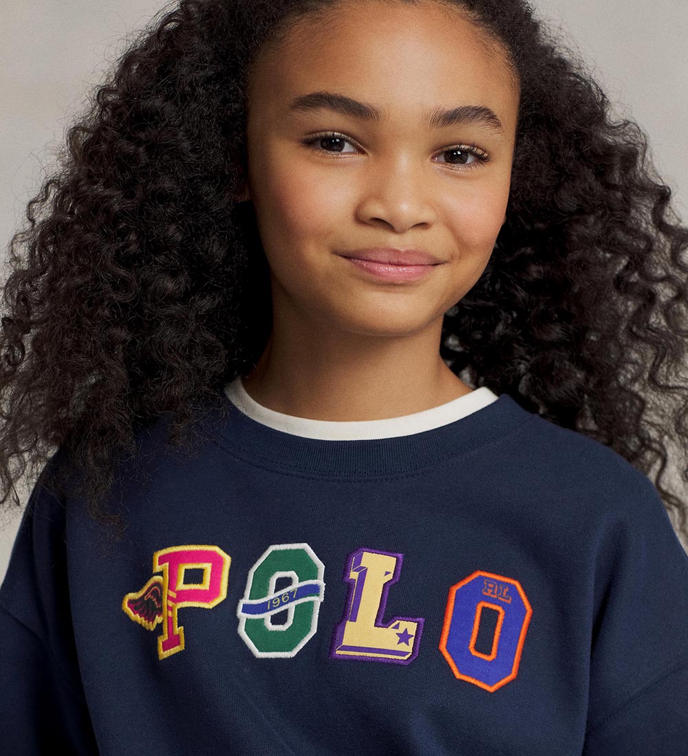 Polo Ralph Lauren Sweatshirt - Navy w. Text