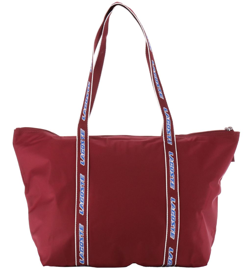 Lacoste Shopper - Large Shopping Bag - Cranberry