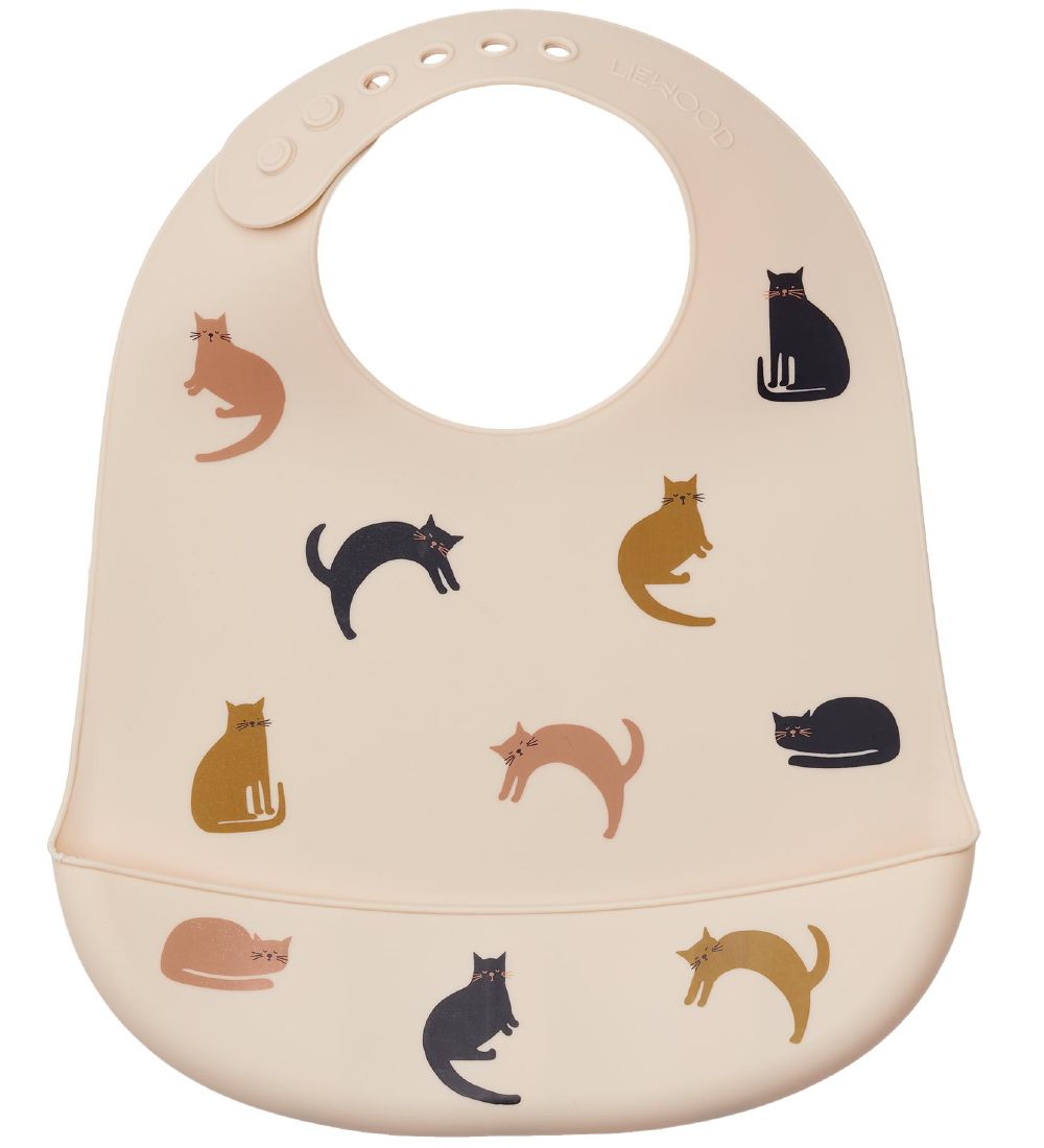 Liewood Bib - Tilda - 2-Pack - Meow/Apple Blossom Mix