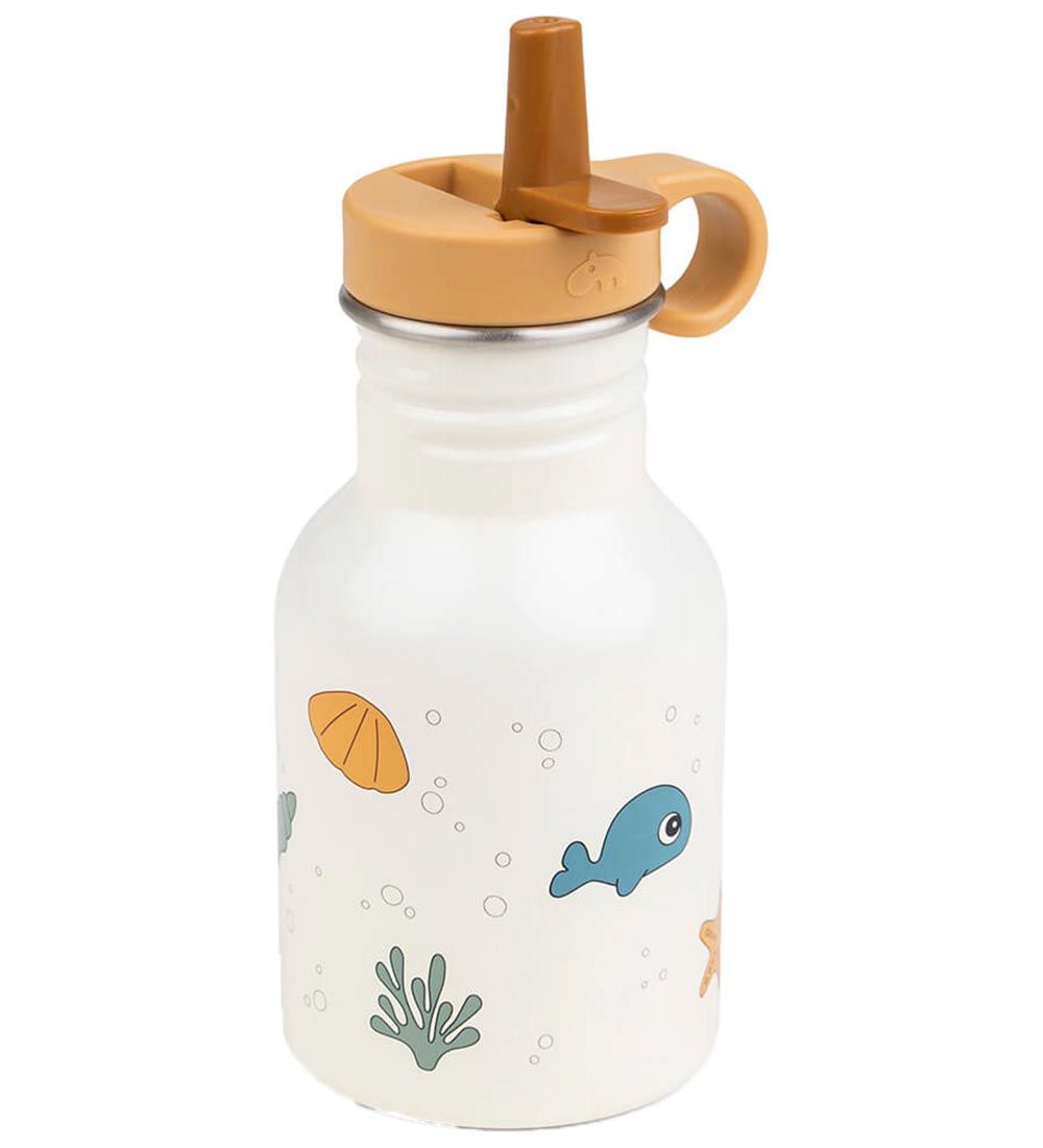 Done by Deer Water Bottle - 350 mL - Sea Friends - Beige