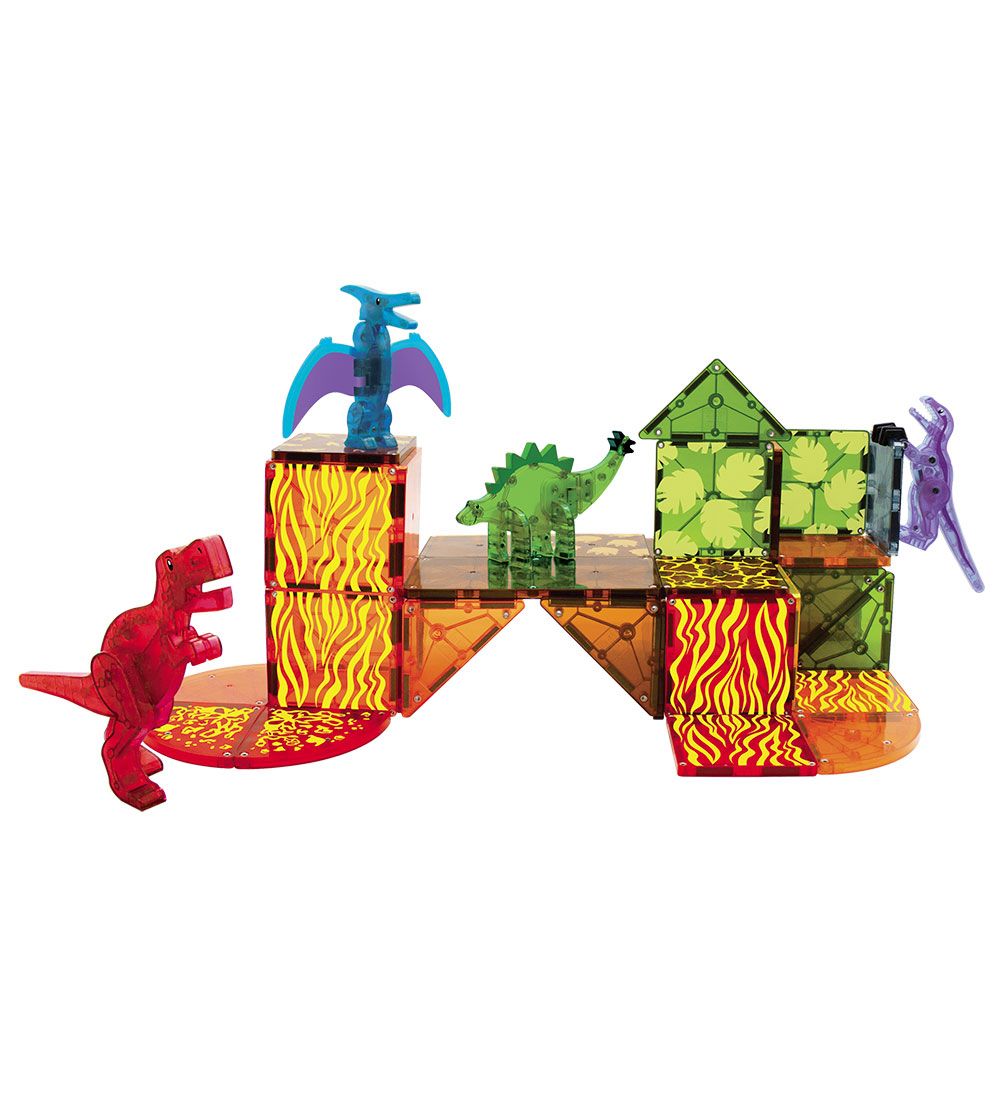 Magna-Tiles Magnet set - 40 Parts - Dino World