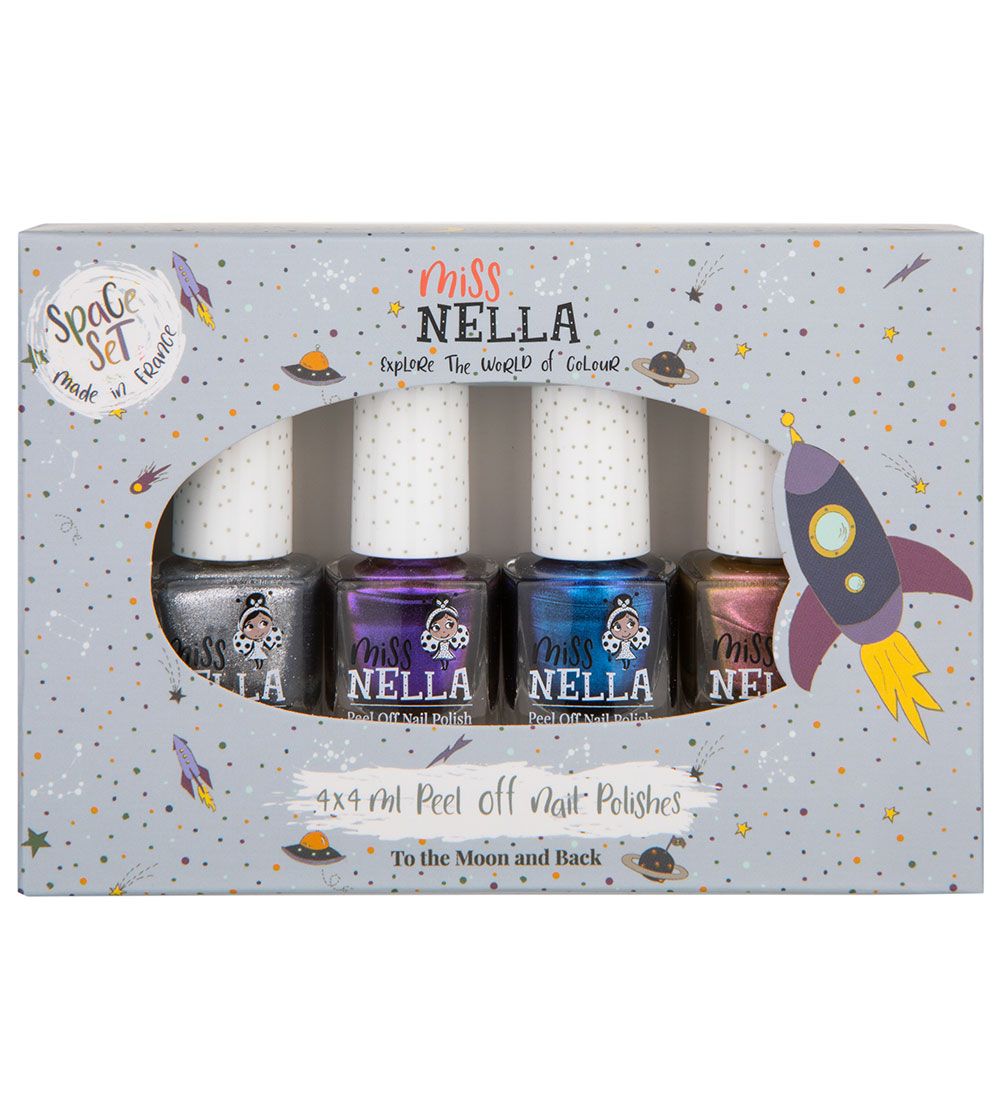 Miss Nella Nail Polish - 4-Pack - Party Set » Fast Shipping