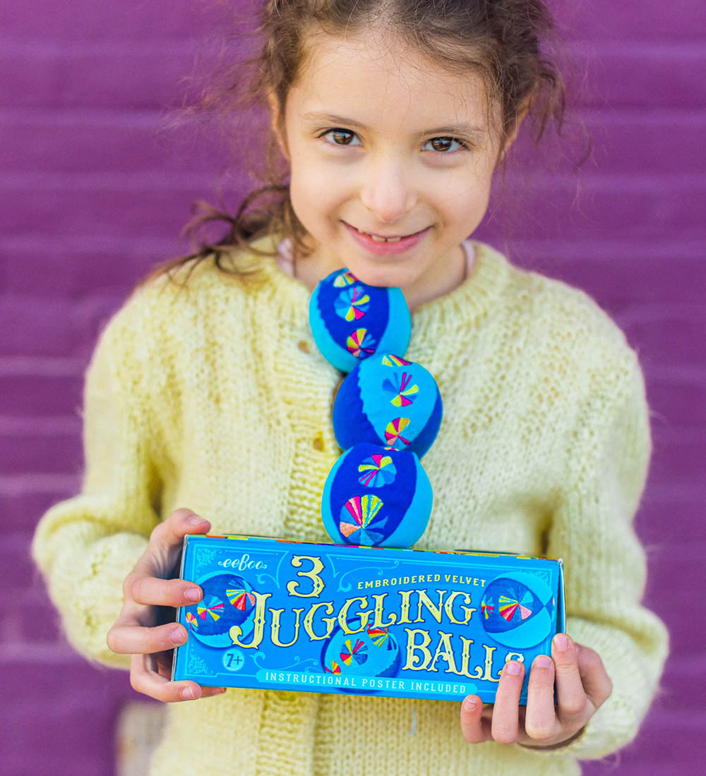 Eeboo Jungle Balls - Blue
