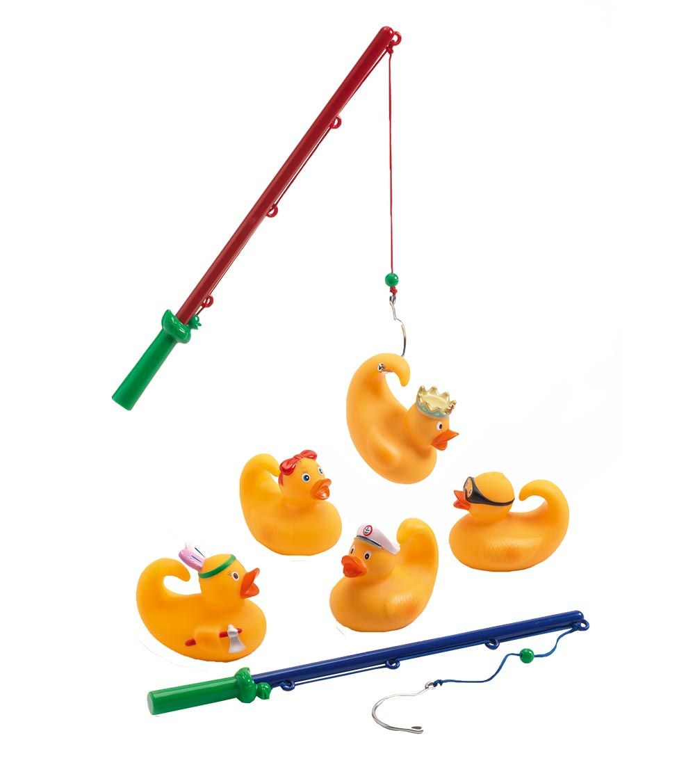 Djeco Fishing Game - Rubber Bath Ducks
