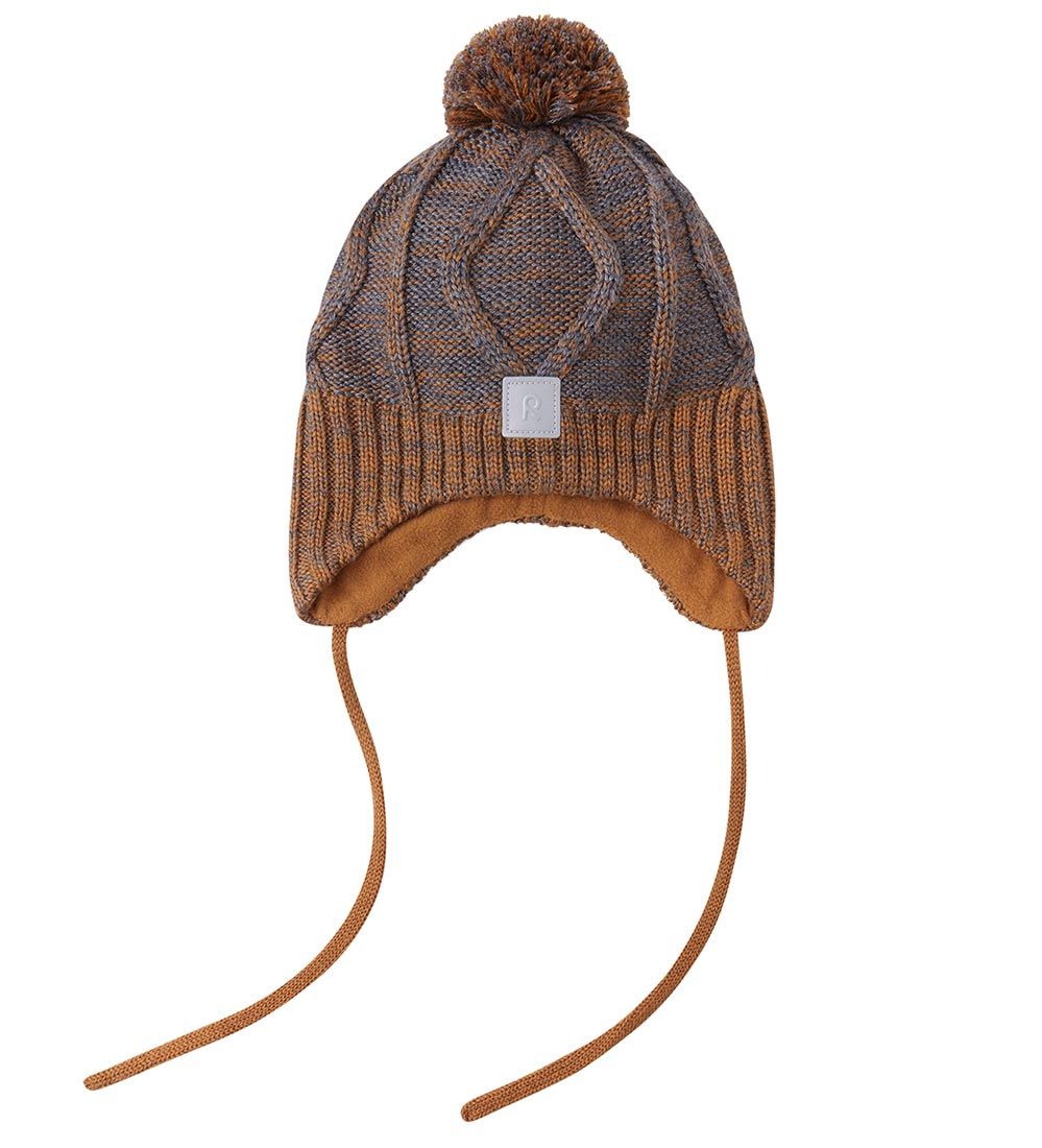 Reima Beanie w. Fleece - Wool/Polyester - Paljakka - Cinnamon Br