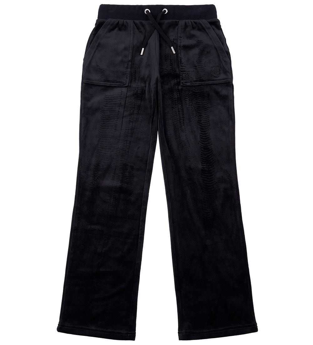 Juicy Couture Velourbyxor - Jet Black