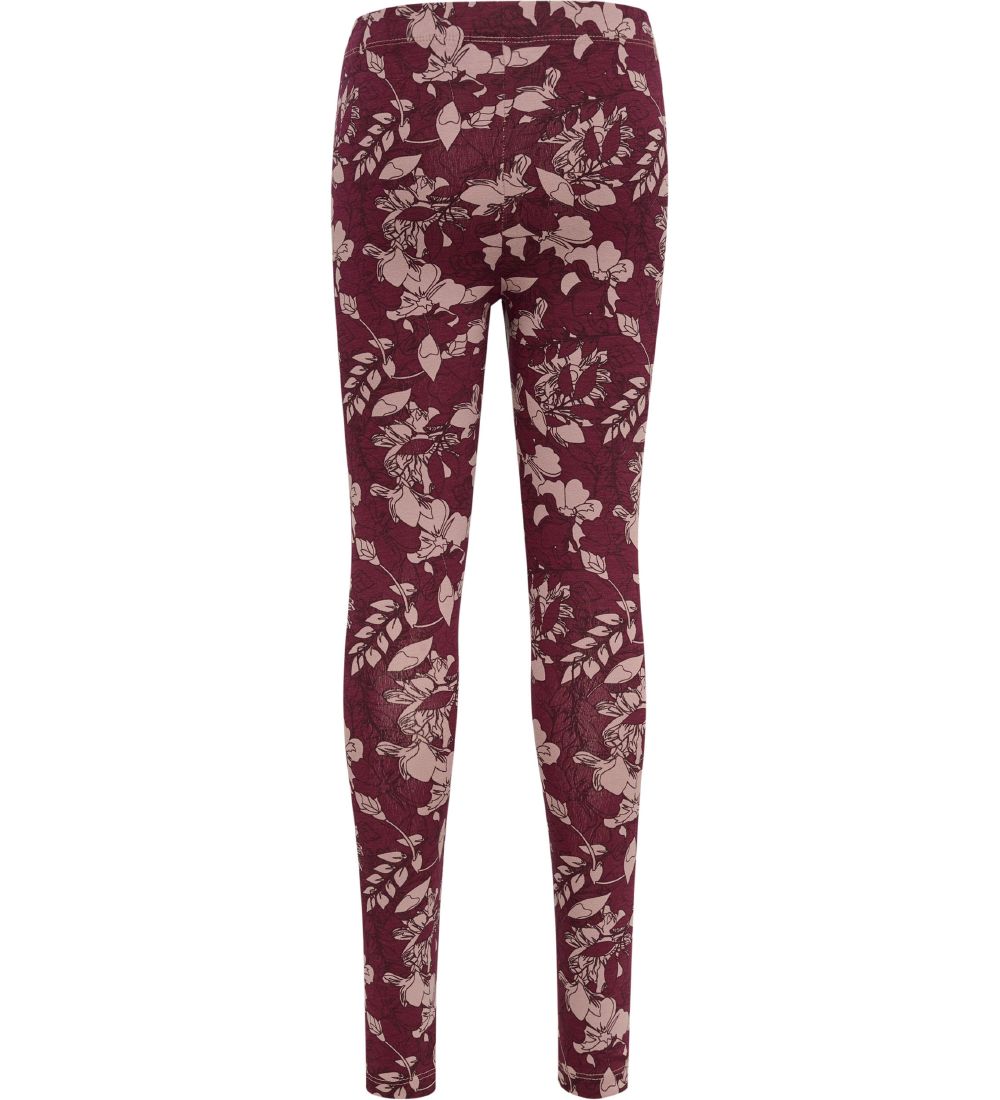 Hummel Leggings - hmlHazel - Winsor Wine