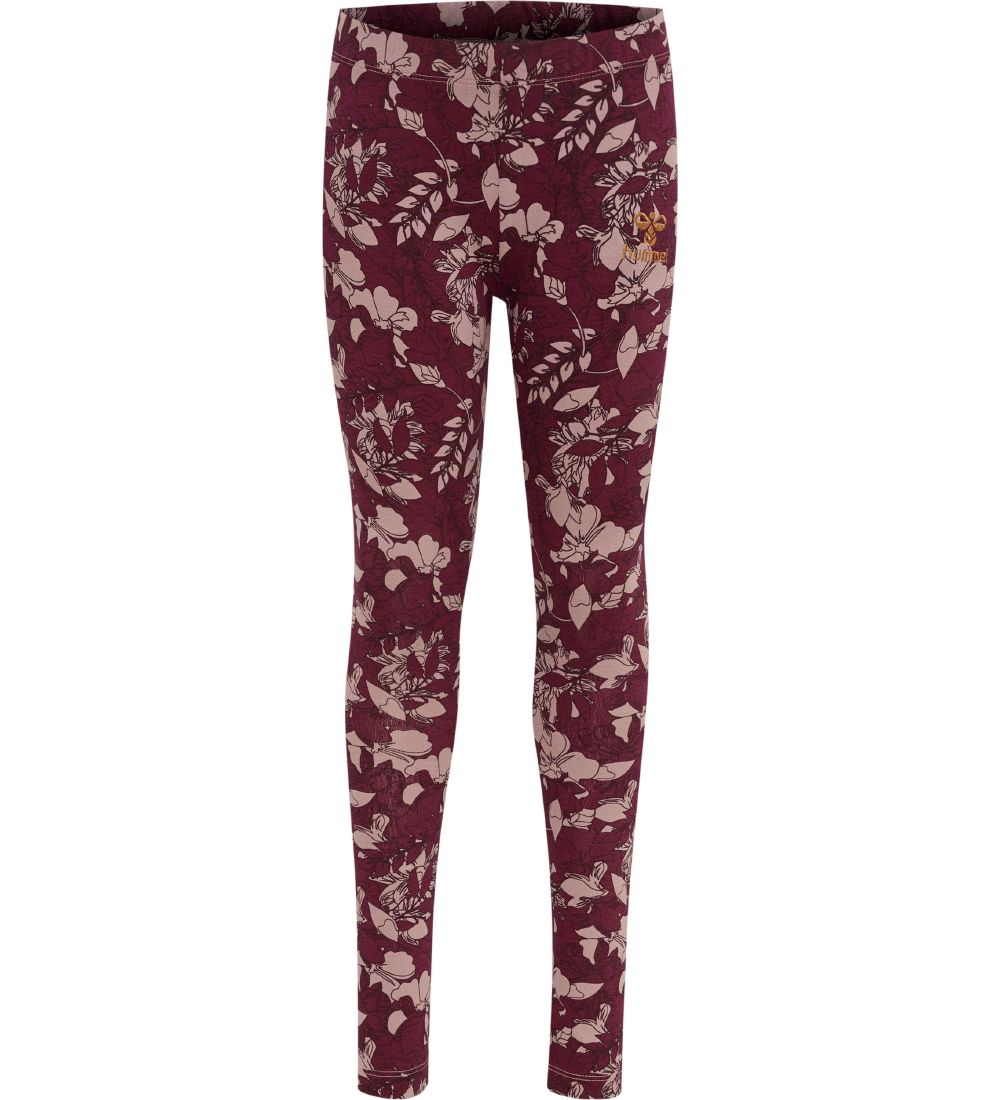 Hummel Leggings - hmlHazel - Winsor Wine